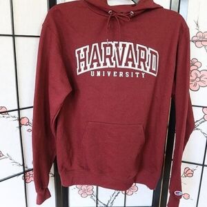 Harvard University Maroon Hoodie Size Medium